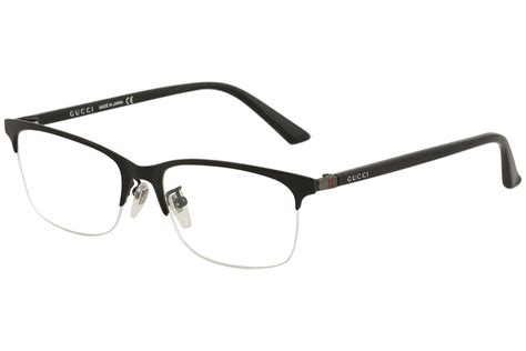 half rim mens gucci eyeglasses|Gucci Half.